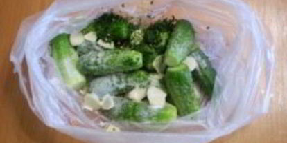 Шаг 4: быстрых малосольных огурцов в пакете