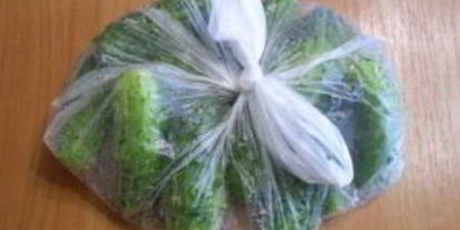 Шаг 5: быстрых малосольных огурцов в пакете