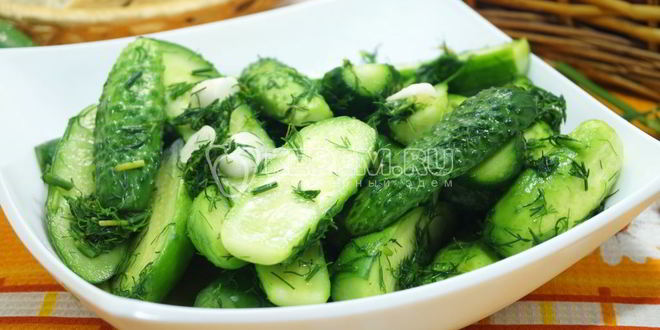 Рецепт быстрых малосольных огурцов