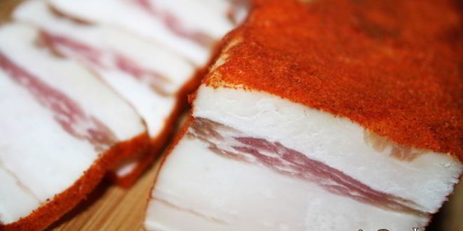 Рецепт домашнего острого сала