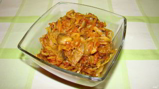 Рецепт Кислой капусты с грибами