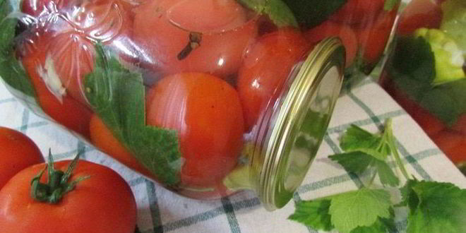 Рецепт консервированных помидоров