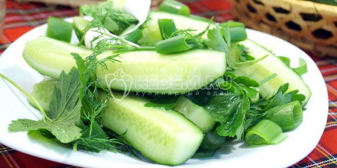 Рецепт малосольных огурцов хрустящих