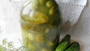 Рецепт Малосольных огурцов на зиму
