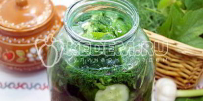 Шаг 9: малосольных огурцов в банке