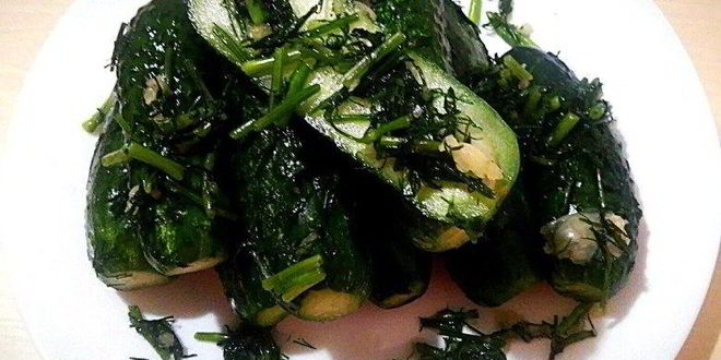 Рецепт Малосольных огурцов в минералке