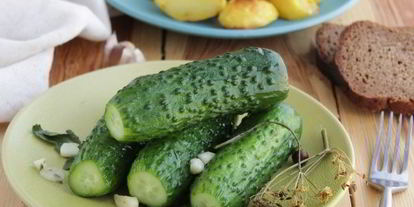 Шаг 9: малосольных огурцов за час