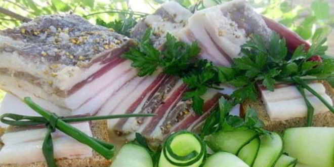 Рецепт сала по-домашнему