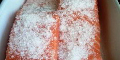 Шаг 2: семги малосольной