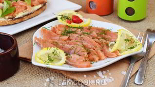 Рецепт Семги слабосоленой