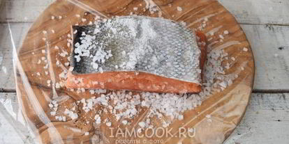 Шаг 7: семги слабосоленой