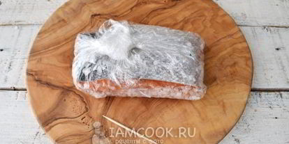 Шаг 8: семги слабосоленой