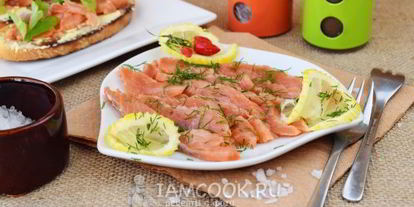 Шаг 12: семги слабосоленой