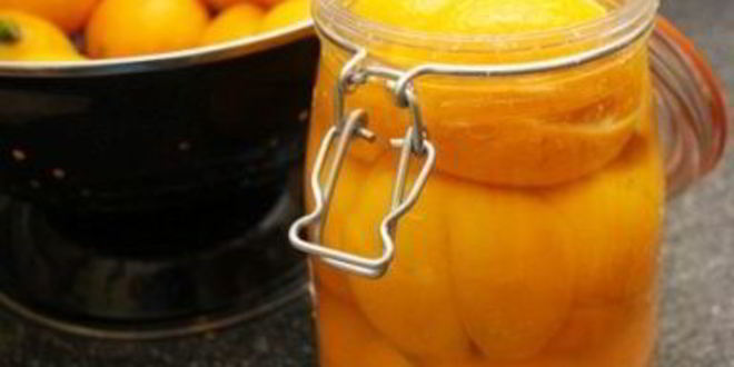 Рецепт соленых лимонов