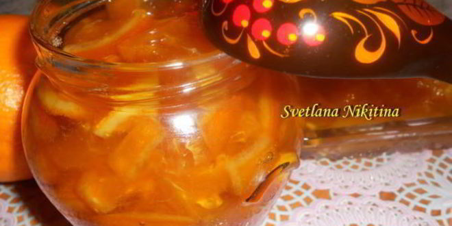 Рецепт апельсинового варенья в мультиварке