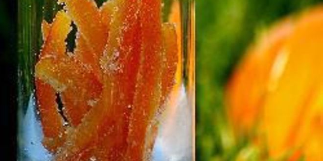 Рецепт апельсиновых цукатов