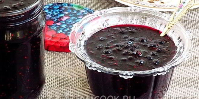 Рецепт чернично-малинового варенье