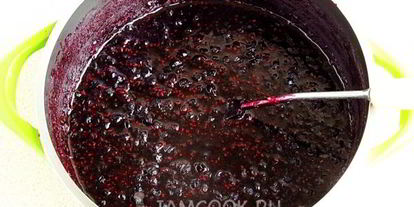 Шаг 5: чернично-малинового варенье