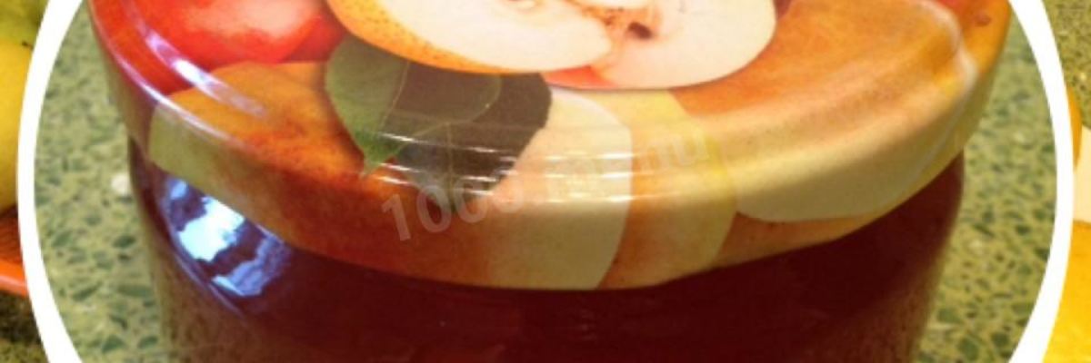 Рецепт Грушевого конфитюра с имбирем и лимоном