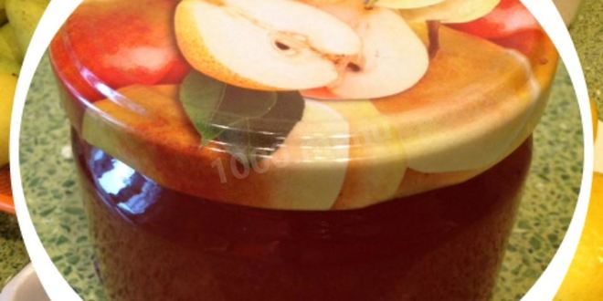 Рецепт грушевого конфитюра с имбирем и лимоном