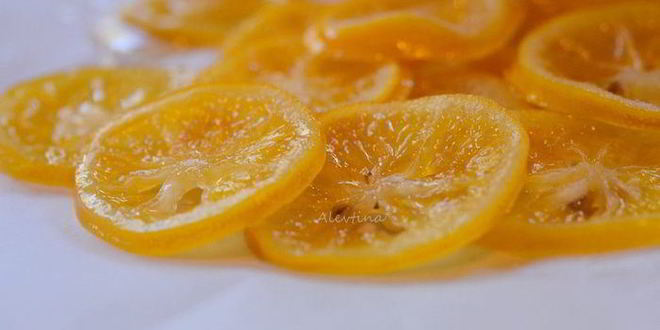 Рецепт лимонных цукатов