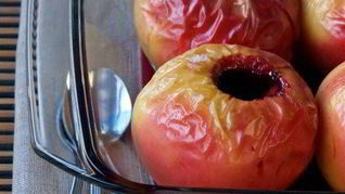 Рецепт Печеных яблок с вареньем