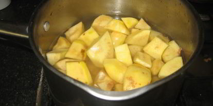 Шаг 1: простого варенья из айвы дольками на зиму