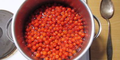 Шаг 2: рябинового варенья на зиму