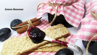 Рецепт Сливового конфитюра с корицей и лимоном