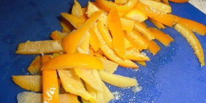 Шаг 2: цукатов иза цитрусовых