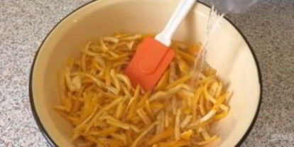 Шаг 1: варенья из мандариновых корочек