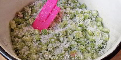 Шаг 4: варенья из ревеня с бананом