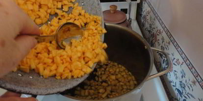 Шаг 4: варенья из тыквы с курагой на зиму