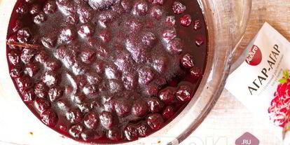 Шаг 4: варенья из вишни