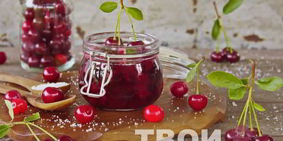 Шаг 5: варенья из вишни