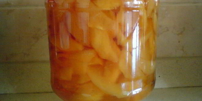 Рецепт варенья из зеленых персиков