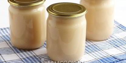 Шаг 10: яблочного пюре со сливками на зиму