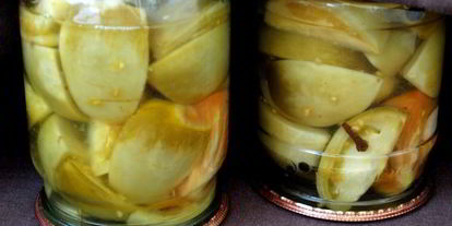 Шаг 3: зеленых помидоров на зиму