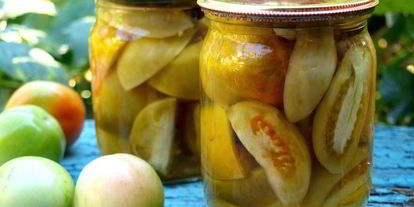 Шаг 4: зеленых помидоров на зиму