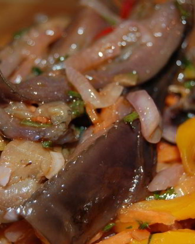 Рецепт баклажанового хе