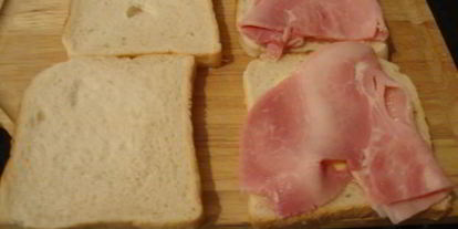 Шаг 1: бгорячих бутербродов с ветчиной крок-месье