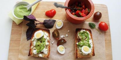 Шаг 1: брускетты с домашним соусом песто