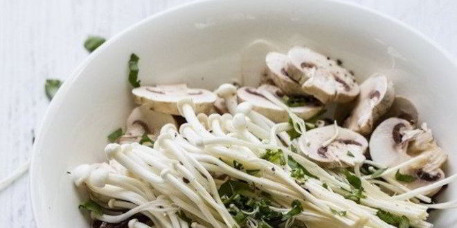 Рецепт брускетты с грибами и сыром бри