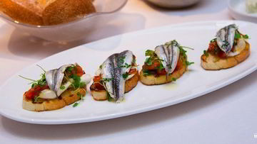 Рецепт Брускетты с сельдью