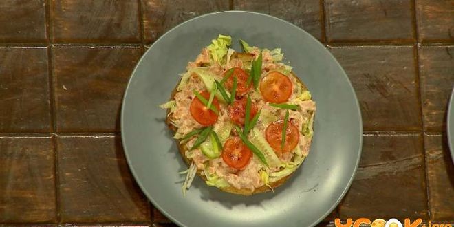 Рецепт брускетты с семгоя