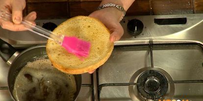 Шаг 1: брускетты с семгоя