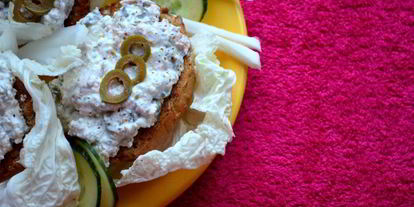 Шаг 5: брускетты с творогом и красной рыбой