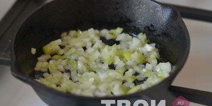 Шаг 2: брускетты с зеленым горошком