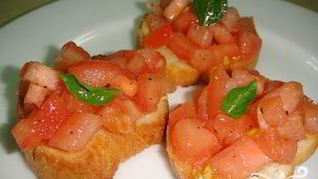 Рецепт Брускетты в духовке