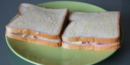 Шаг 2: бутерброда с салатом из зеленого яблока к завтраку